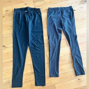 Old Navy Black and Gray Leggings Soft and Flexible